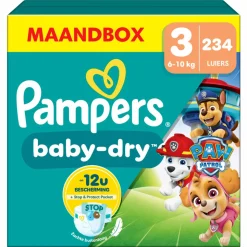 Pampers Baby Dry Luiers Paw Patrol Maat 3 (6-10 kg) 234 stuks