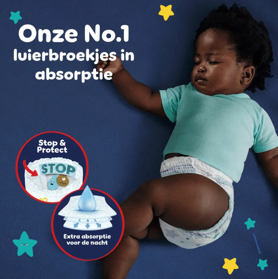 Pampers Baby Dry Night Pants Luierbroekjes Maat 5 (11kg-17kg) 160 stuks