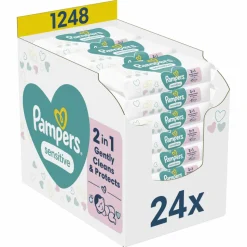 Pampers Billendoekjes Sensitive Navulpak 24x52 = 1248 stuks