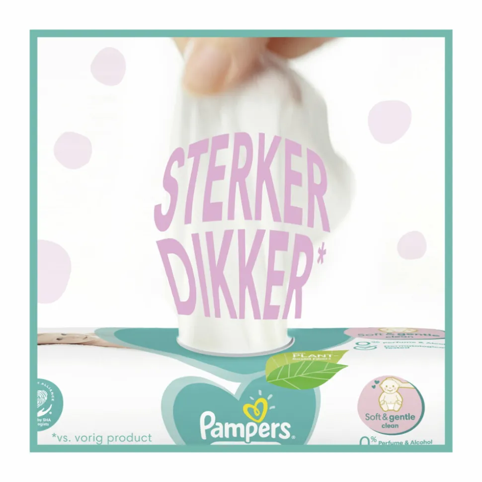 Pampers Billendoekjes Sensitive 15x80 = 1200 stuks