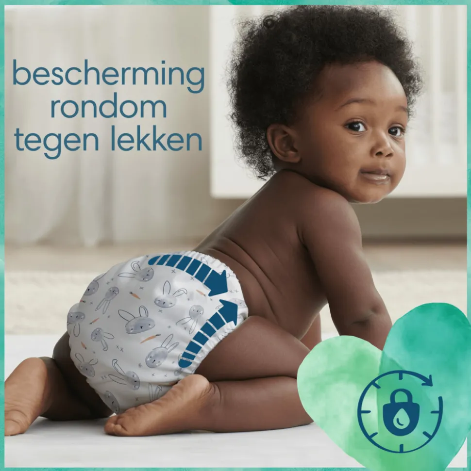 Pampers Harmonie Hybrid Starterspakket met 3 Wasbare Luiers en 25 Toplagen 1 set