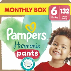 Pampers Harmonie Luierbroekjes Maat 6 (15+ kg) 132 stuks