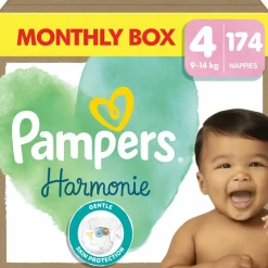 Pampers Harmonie Luiers Maat 4 (9 - 14 kg) 174 stuks