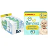 Pampers Premium Protection Luiers Maat 2 en Harmonie Aqua Billendoekjes 720 stuks Pakket