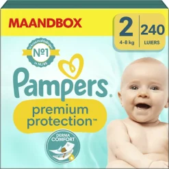 Pampers Premium Protection Luiers Maat 2 en Harmonie Aqua Billendoekjes 720 stuks Pakket