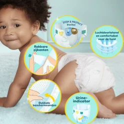Pampers Premium Protection Luiers Maat 7 (15+ kg) 128 stuks
