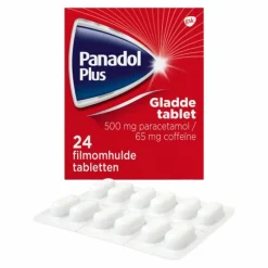 Panadol Plus Gladde Tablet 500 mg 24 tabletten