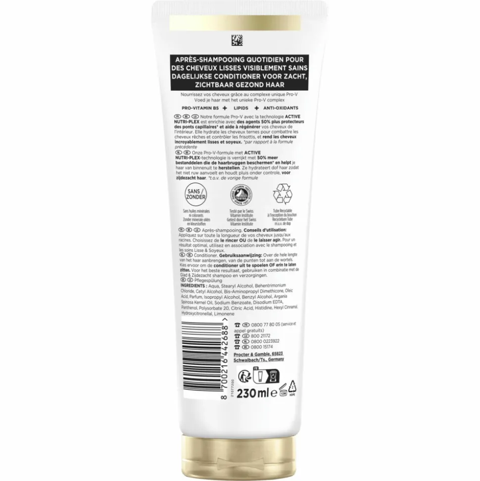 Pantene Conditioner Smooth & Sleek 230 ml
