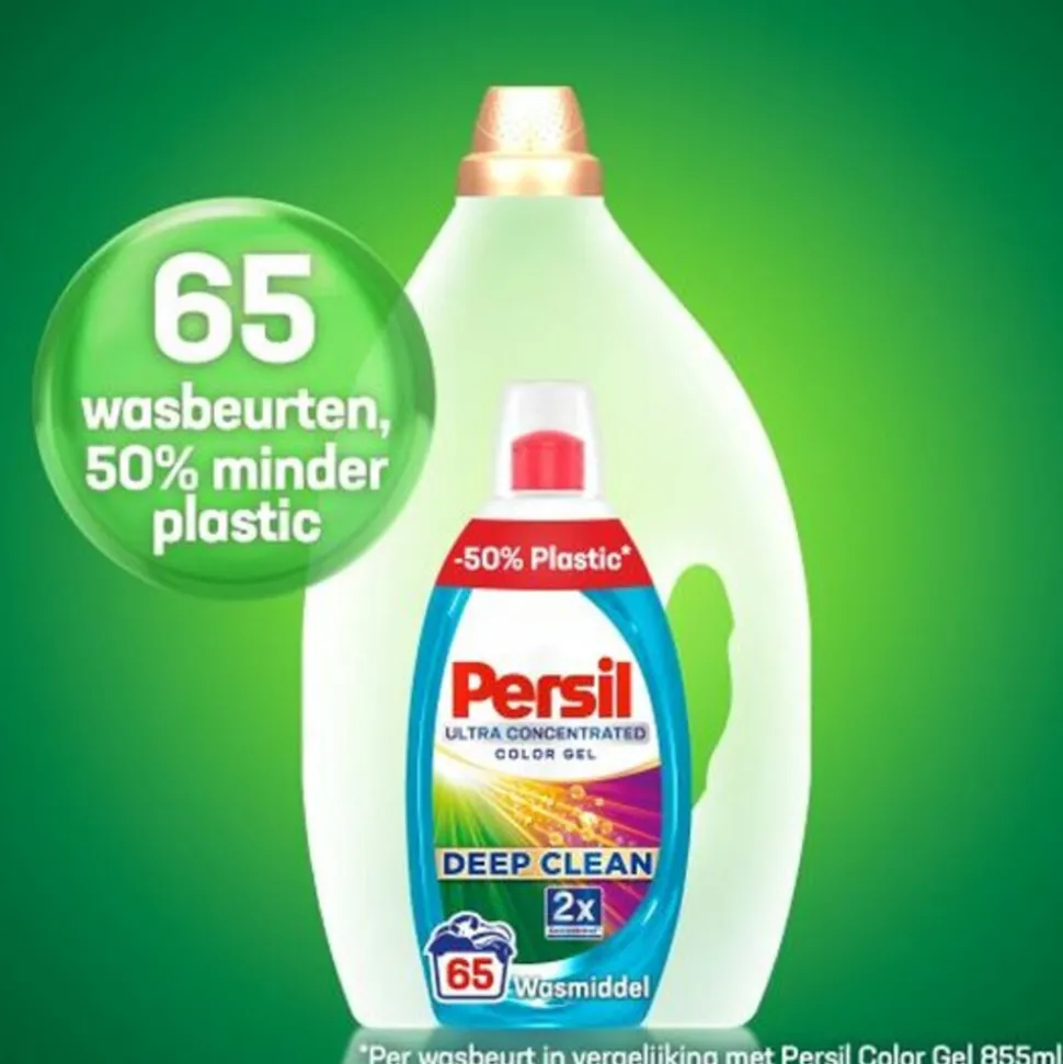 Persil Wasmiddel Gel 2 x 65 Wasbeurten Deep Clean Ultra Concentrated Sensitive 2 x 1,3 liter