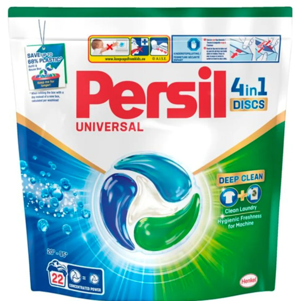 Persil Wasmiddelcapsules Discs Universal 22 stuks