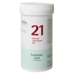 Pfluger Schussler Zout nr 21 Zincum Chloratum D6 400 tabletten