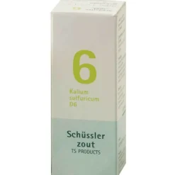 Pfluger Schussler Zout nr 6 Kalium Sulfuric D6 100 tabletten