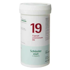 Pfluger Schussler Zout nr 19 Cuprum Arsenicosum D6 400 tabletten