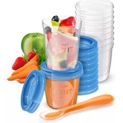 Philips Avent Bewaarbekers voor Babyvoeding 180 & 240 ml 2 stuks