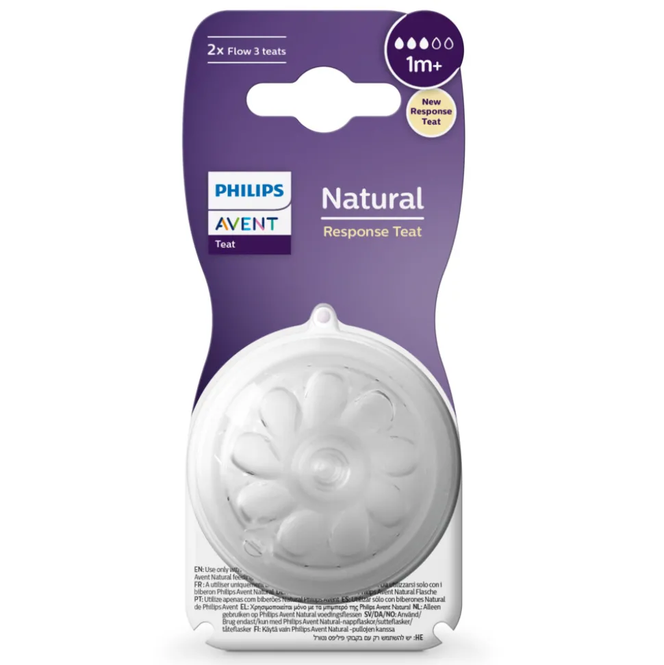 Philips Avent Flesspeen Natural Response Flow 3 2 stuks