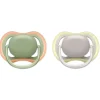 Philips Avent Fopspeen Ultra Air 6-18 mnd Groen Grijs 2 stuks