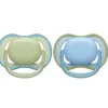Philips Avent Ultra Air Fopspeen 0-6 mnd Groen Blauw 2 stuks