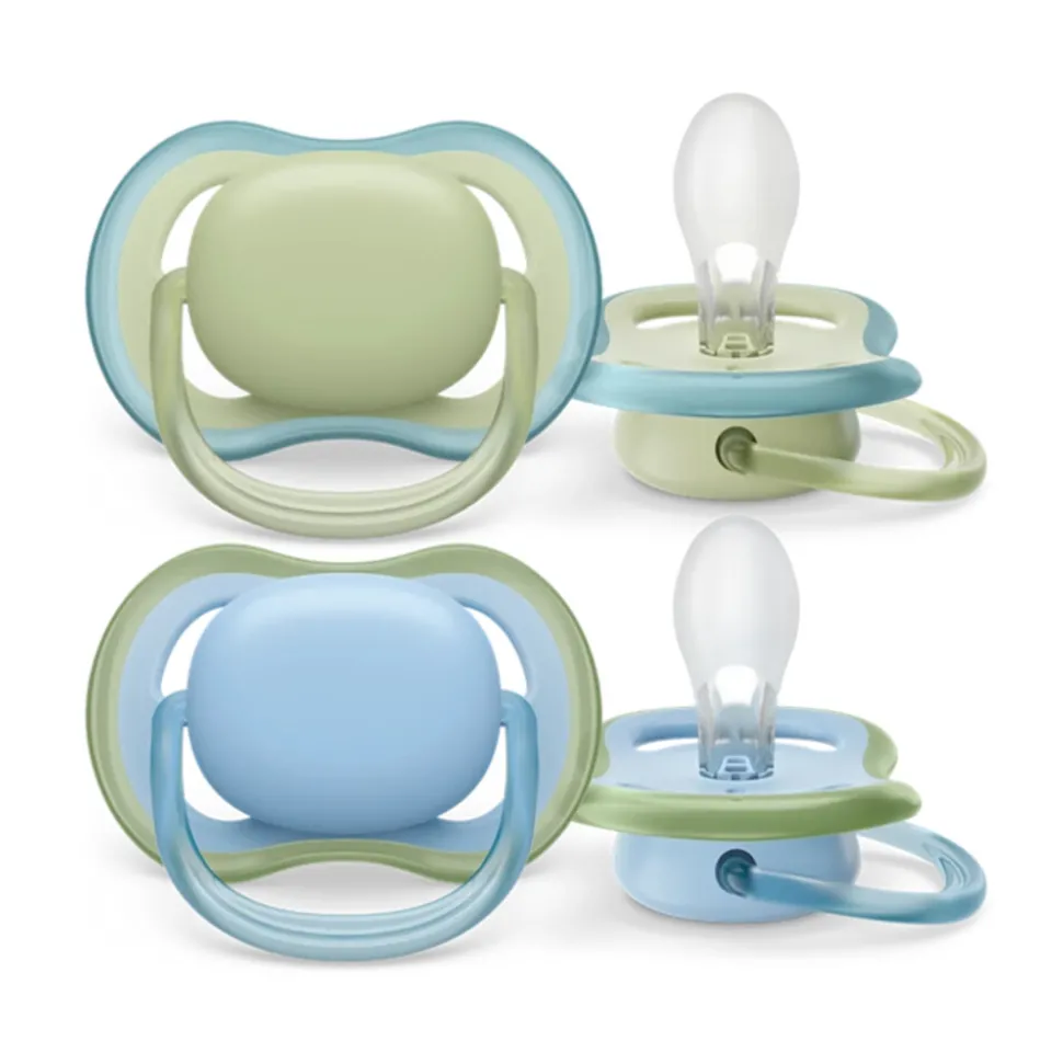 Philips Avent Ultra Air Fopspeen 0-6 mnd Groen Blauw 2 stuks