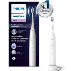 Philips Sonicare Elektrische Tandenborstel Series 6100 Wit