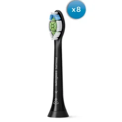Philips Sonicare Opzetborstels Optimal White W2 Zwart 8 stuks