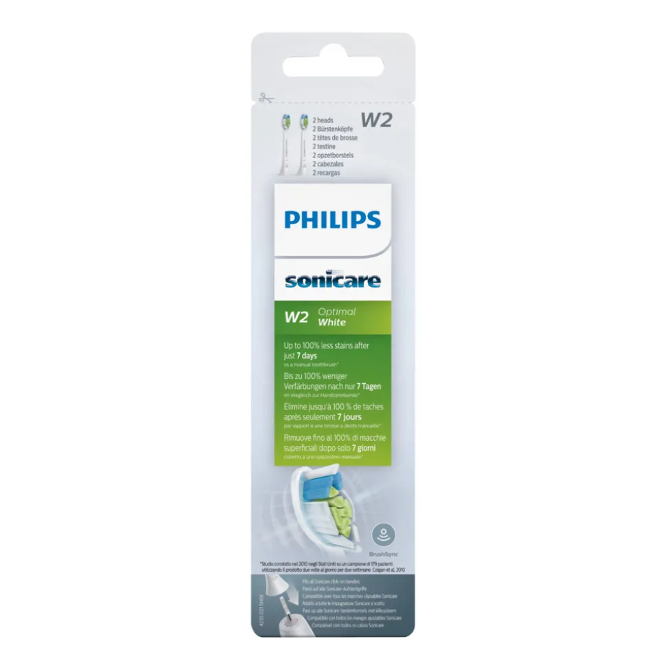 Philips Sonicare Opzetborstels Optimal White Wit 2 stuks