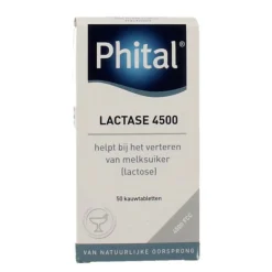 Phital Lactase 4500 50 tabletten