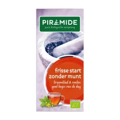 Piramide Biologische Theezakjes Frisse Start Zonder Munt 20 stuks