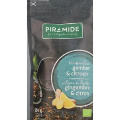 Piramide Biologische Thee Citroen en Gember 80 gr