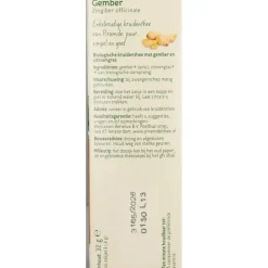 Piramide Kruidenthee Bio Gember 20 stuks