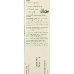 Piramide Kruidenthee Bio Tijm 20 stuks