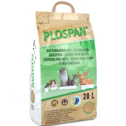 Plospan Kattenbak Houtkorrel 20 liter