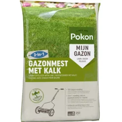 Pokon Gazonmest met Kalk voor 250 m² 16,8 kg