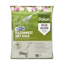 Pokon Gazonmest met Kalk voor 125 m² 8,4 kg