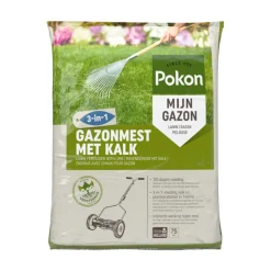 Pokon Gazonmest voor 75 m2 met Kalk 5 kg