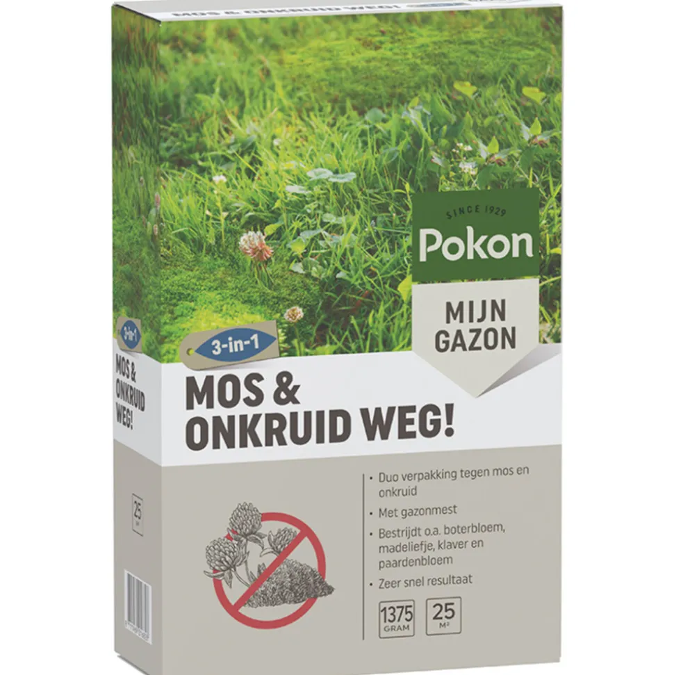 Pokon Mos & Onkruid Weg voor 25 m² 1,375 kg