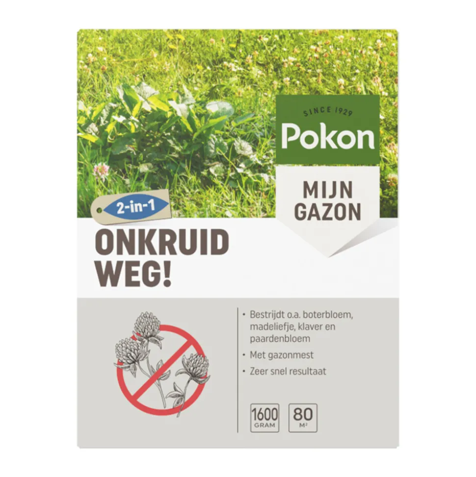 Pokon Onkruid Weg 1,6 kg voor 80 m²