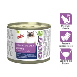 Prins NatureCare Diet Kattenvoer Nat Struvite & Calciumoxalate 200 gr