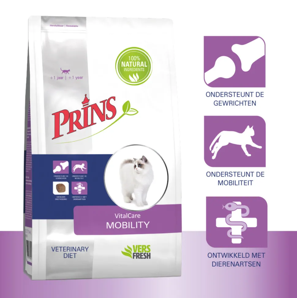 Prins VitalCare Veterinary Diet Mobility Kattenvoer 5 kg