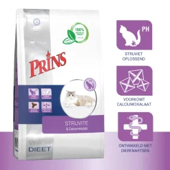 Prins VitalCare Veterinary Diet Struvite & Calciumoxalate Kattenvoer 1,5 kg