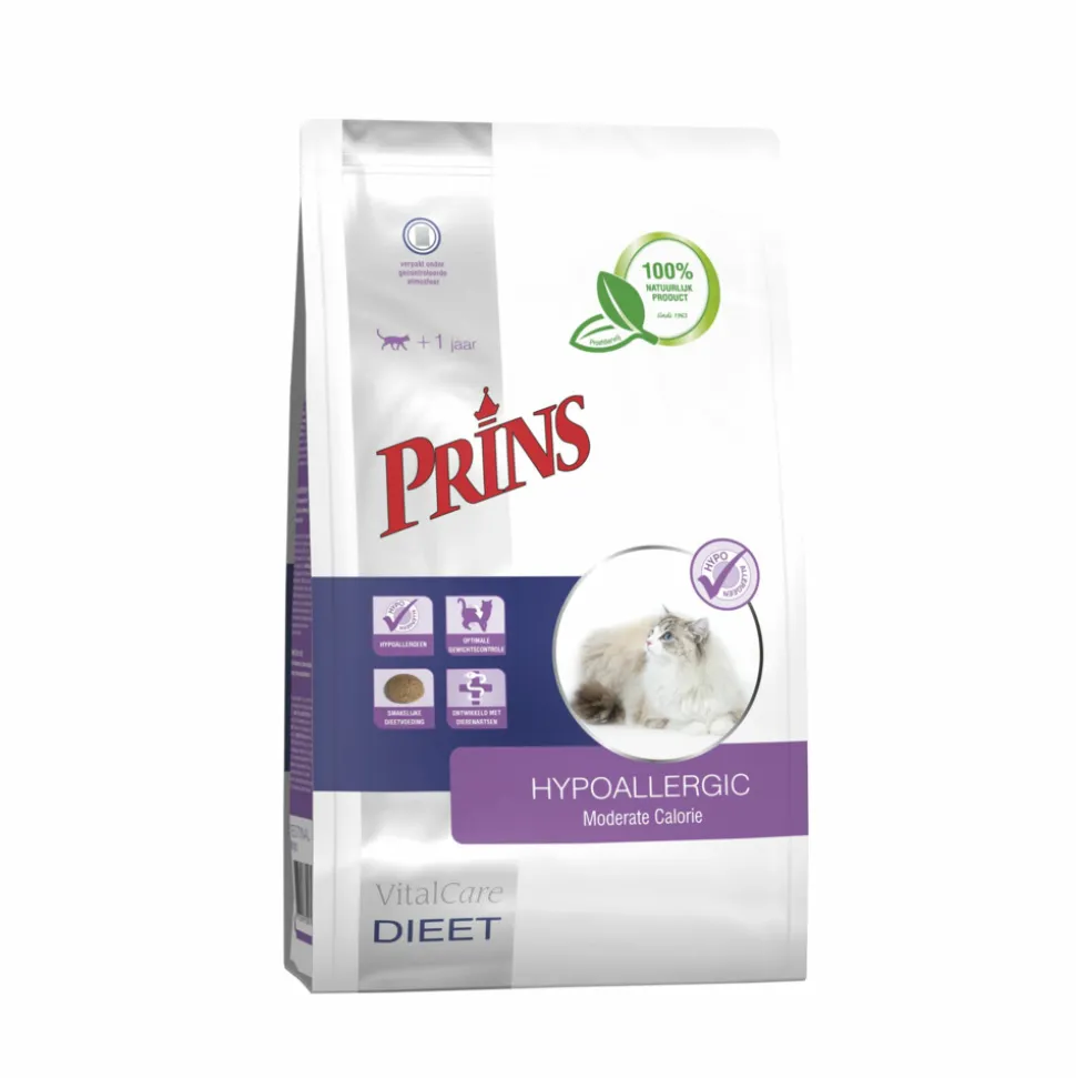 Prins VitalCare Veterinary Diet Hypoallergic Moderate Calorie Kattenvoer 1,5 kg