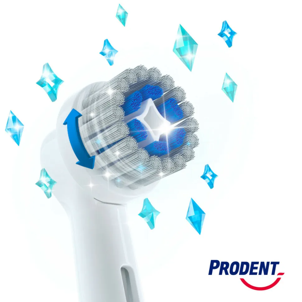 Prodent Opzetborstels White Now 2 stuks