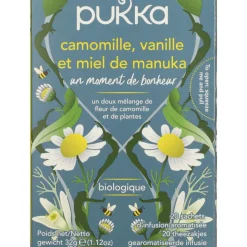 Pukka Thee Chamomile, Vanilla en Manuka Honey 20 stuks