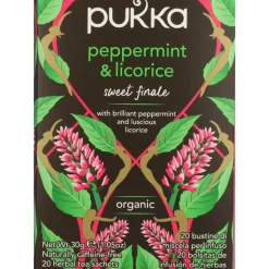 Pukka Thee Peppermt Licorce 20 stuks