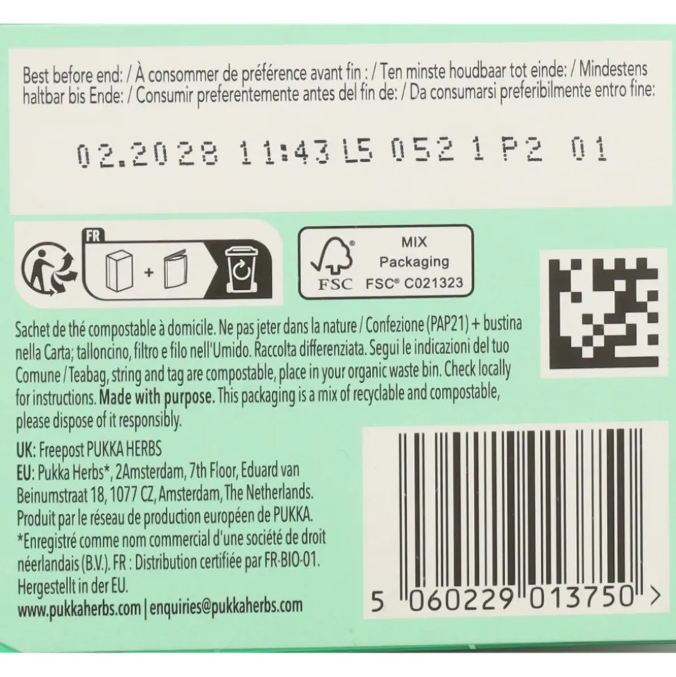 Pukka Thee Three Mint 20 stuks