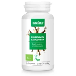 Purasana Duivelsklauw 300 Mg Bio 120 Capsules
