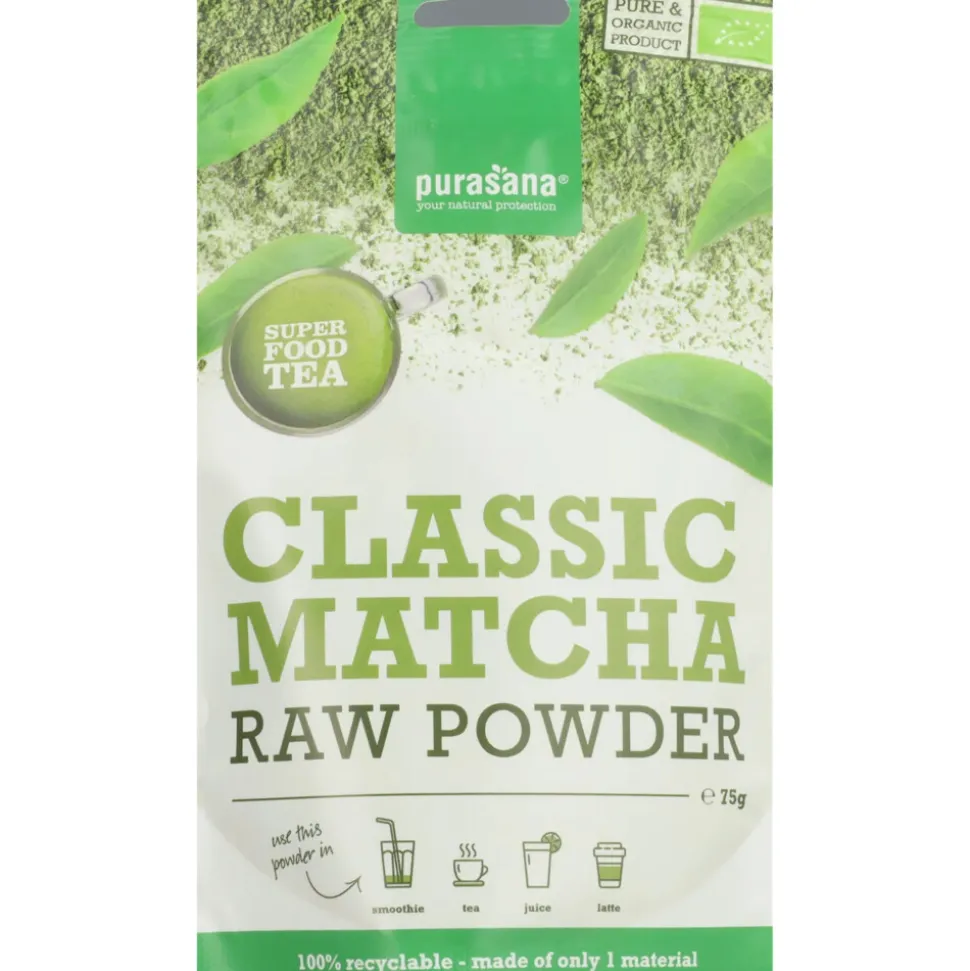 Purasana Matcha Classic Raw Powder 75 gr