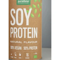 Purasana Single Protein Powder Vegan Soja Natuur 400 gr