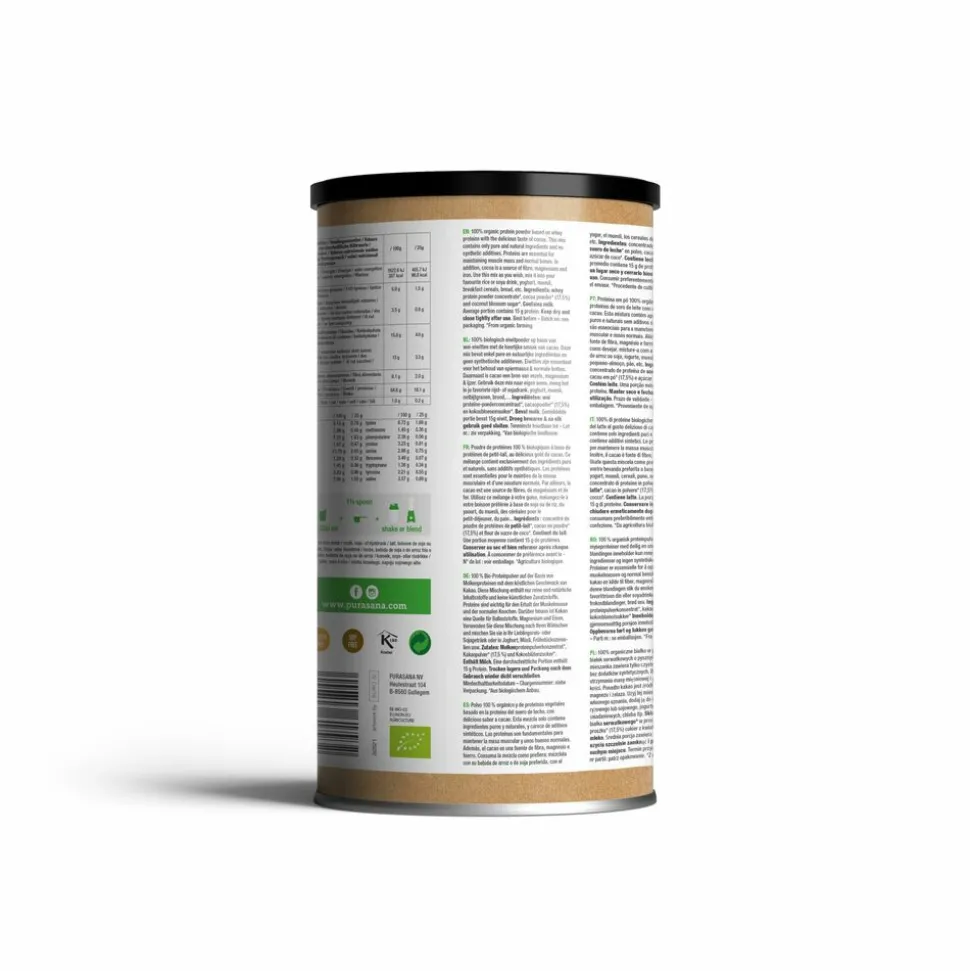 Purasana Single Protein Powder Cacao Bio 400 gr
