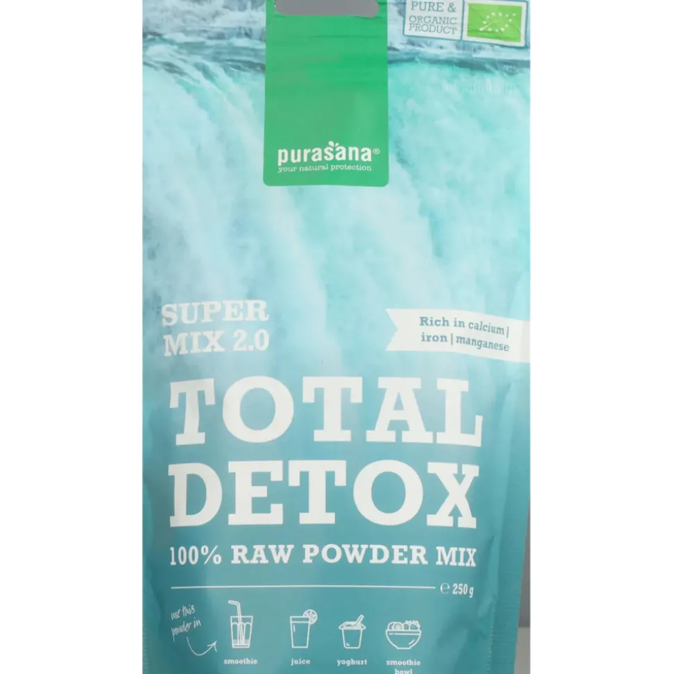 Purasana Total Detox Poeder Mix 2.0 250 gr