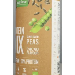 Purasana Vegan Erwt & Zonnebloem Proteine Mix Cacao BIO 400 gr